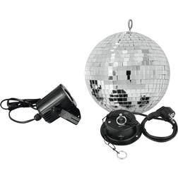 Eurolite mirror ball set with an LED spot Ø 20 cm