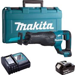 Makita DJR187Z 18V Brushless Reciprocating Saw with 1 x 5.0Ah Battery & Charger in Case:18V