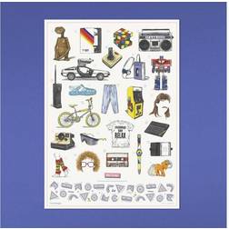Luckies of London Icons The 80'S Poster Poster
