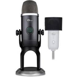 Blue Microphones Yeti X USB Microphone (Dark Gray) with Knox Gear Pop Filter