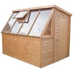 Mercia 8X6 Pent Dip Treated Tongue Groove Potting Shed
