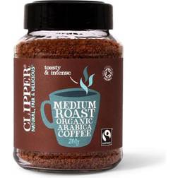 Clipper Fairtrade Organic Instant Medium Roast Arabica Coffee
