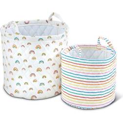 Ickle Bubba Rainbow Dreams Pack Of 2 Storage Baskets