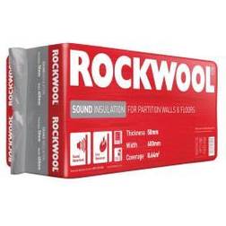 Rockwool Sound Insulation Slab 50 x 600 x 1200mm