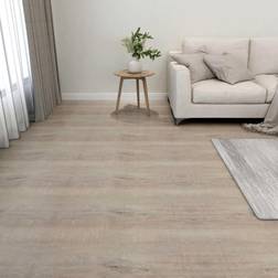 vidaXL Self-adhesive Flooring Planks 55 pcs PVC 5.11 mÂ² Taupe