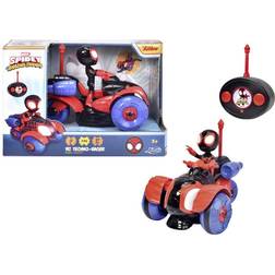 Dickie Toys 203223001 Miles Morales Techno-Racer 1:24 RC model car for beginners Electric Road version