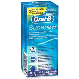 Oral-B Super Floss 2-Pack 50-Count Mint Dental Floss