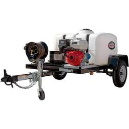 Simpson Cold Water Professional Gas Pressure Washer Trailer 4200 PSI