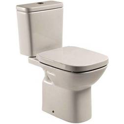 Roca Debba Close Coupled Toilet with Push Button Cistern Soft Close Seat