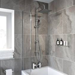 Architeckt Modern Shower Mixer with Waterfall Kit Chrome