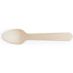 Vegware 4.25" Mini Wooden Spoons 100 Pack