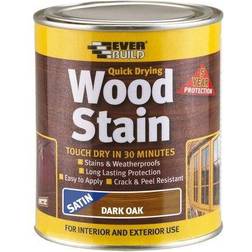 EverBuild Quick Drying Woodstain Natural Oak 0.75L