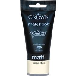 Crown & Matt Emulsion Cream Wall Paint, Ceiling Paint White