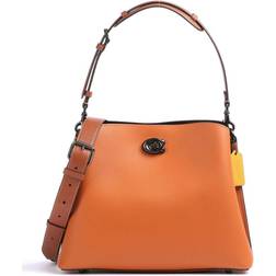 Coach Willow Shoulder Bag in Colorblock - Zinn/Canyon Multi