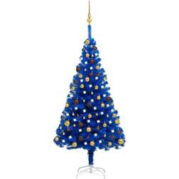 vidaXL Artificial Christmas Tree with LEDs&Ball Set Christmas Tree