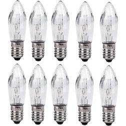 Transparent Glass Body LED Lamps 3W E10