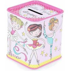 Money Box, Pink Ballerina Gift, Birthday Piggy Bank, -Follow