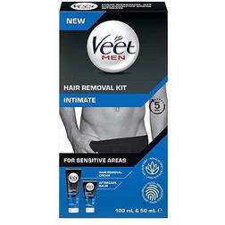 Veet Men Intimate Hair Removal Kit Sensitive Cream