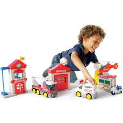 Fat Brain Toys Fire Station Playset