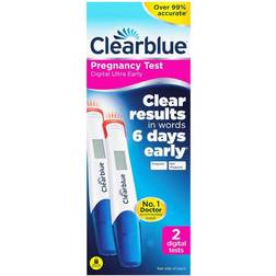 Clearblue Digital Ultra Early Pregnancy Test 2 Tests