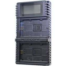 NiteCore USN4 Pro NP-FZ100 dual slot USB Sony charger LCD, Black, USN4PRO