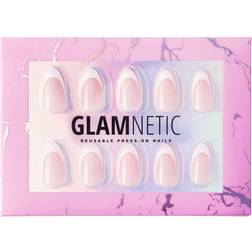 Glamnetic Press On Nails - Ma Damn French Tip Nails, UV Finish