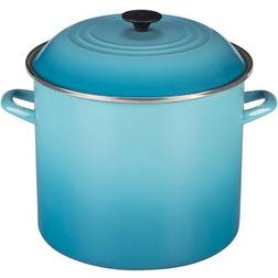 Le Creuset Caribbean Enameled Steel Stockpot with lid