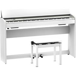Roland F701 Digital Console Home Piano White