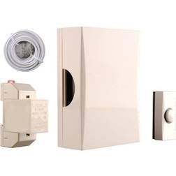 Byron White Wired Door Chime Kit With Transformer Included 10.015.46
