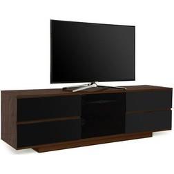 Avitus Ultra Gloss Walnut and Black TV Cabinet For 65 inch TVs
