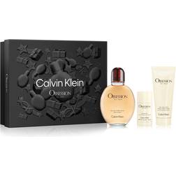 Calvin Klein Obsession Gift Set EdT 124ml + Deo Stick 75g + After Shave Balm 75ml