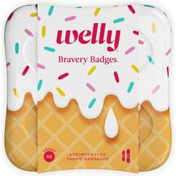 Welly Bandages Adhesive Flexible Badges Ice Cream