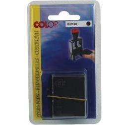 Colop E2100 Replacement Ink Pad Black Pack of 2 E2100BK EM32579