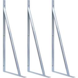 vidaXL Support Brackets for Fence Post 3