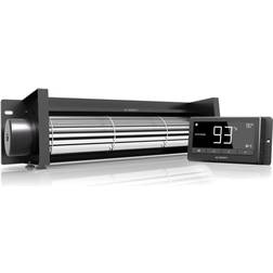 AC Infinity AIRBLAZE Fireplace Blower Fan w/ Temperature & Humidity Control 14"
