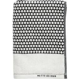 Mette Ditmer Grid Bath Towel Black, Beige (70x140cm)