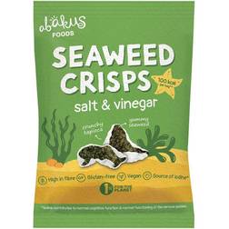 Abakus Food Natural Salt & Vinegar Seaweed Crisps