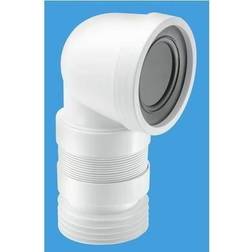 97-107mm Inlet x 4/110mm Outlet 90 Flexible WC Connector