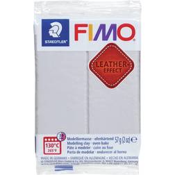 Fimo Leather Effect Polymer Clay 2oz-Dove Grey -EF801-809