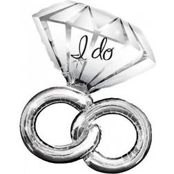 Amscan 30" Wedding Rings I Do SuperShape