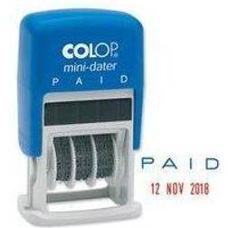 Colop S160L2 PAID Mini Self-Inking Date Stamp