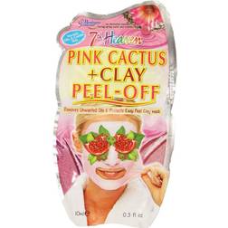 7th Heaven Pink Cactus & Clay Peel Off Face Mask