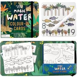 Floss & Rock Dino Magic Water Colour-In Cards