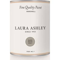 Laura Ashley Eggshell Dark Dove Wood Paint Grey 0.75L