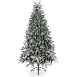 Premier Decorations Flocked Lapland Spruce Christmas Tree