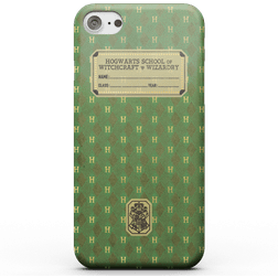 Harry Potter Slytherin Text Book Phone Case for iPhone and Android Samsung S6 Snap Case Matte