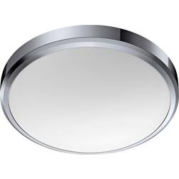 Philips LED Doris Chrome Ceiling Flush Light 31.3cm