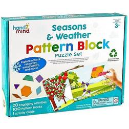 Learning Resources hand2mind Seasons & Weather Pattern Block Puzzle Set (94462) Quill