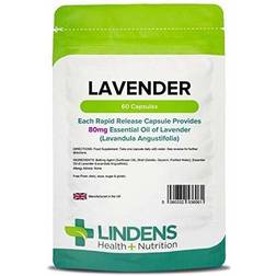 Lindens Health + Nutrition Lavender Essential Oil 80mg