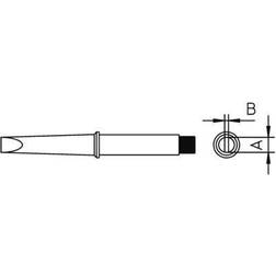 Weller 4CT5C7-1 Soldering tip Chisel-shaped, straight Tip